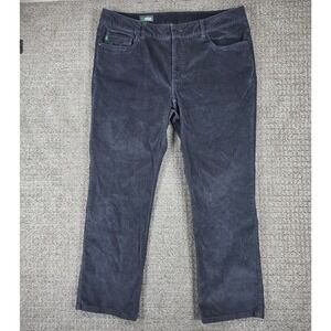 Stio Rivet Corduroy Pants Mens 38x30 Charcoal Gray Straight Leg Stretch Outdoor